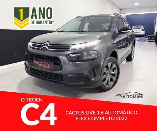 CITROËN C4 CACTUS 1.6 VTI 120 FLEX LIVE EAT6 CITROËN C4 CACTUS 1.6 VTI 120 FLEX LIVE EAT6